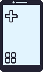 console gamepad device vector image