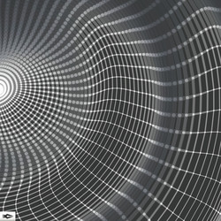 network abstract background 3d technology vector image