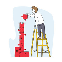 idea development task solution and problem vector image