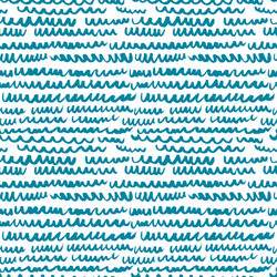 Seamless pattern with waves stripped artistic vector