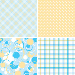 scrapbook patterns for design vector image