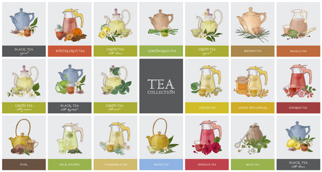 big collection of labels or tags with various vector image