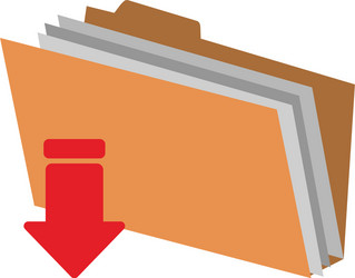 File folder icon image vector