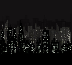 Night city vector