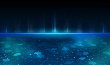 background consisting of set hexagonal cells vector image