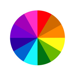 color palette in abstract style vector image
