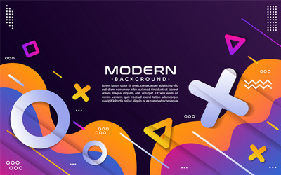 colorful background with geometric abstract shape vector image