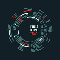 Tech Circuit Background vector image