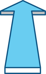 arrow pointer symbol vector image