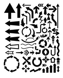Diverse Arrow Icon Set vector image