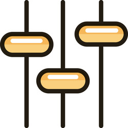 equalizer frequency internet web technology vector image
