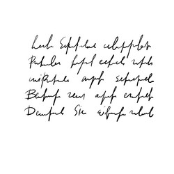 handwritten unreadable text vector image