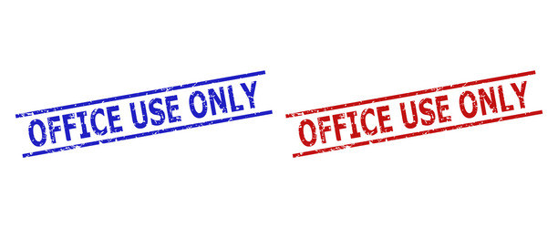 office use only seals with unclean surface vector image