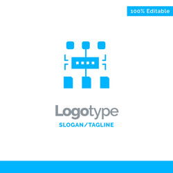 algorithm program user document blue business vector image