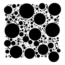 Random circles pattern texture vector