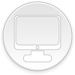computer button vector image