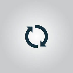 refresh reload rotation loop sign vector image