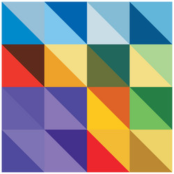 abstract background with squares rectangles vector image
