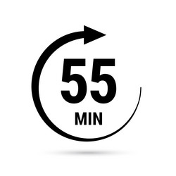 isolated with timer vector image