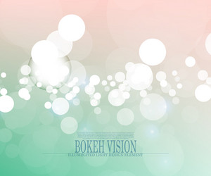 abstract bokeh vision bright background design ii vector image