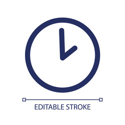 working hours rgb color ui icon vector image