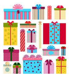 Gift boxes vector