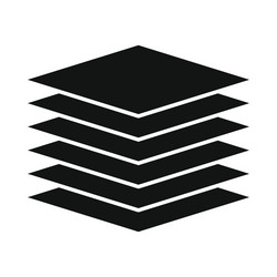 data presentation template icon simple style vector image