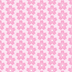 Pattern flower cherry vector