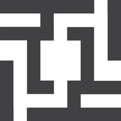 square cube logo - block element abstract finance vector image