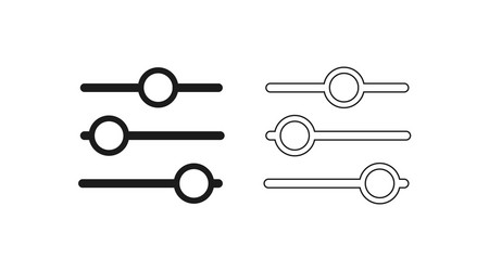 Configuration setting icon vector