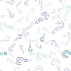quiz seamless pattern question marks doubt faq vector image