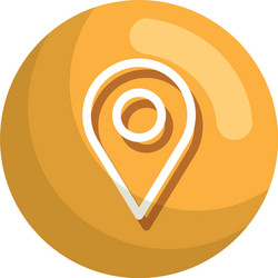 pin pointer location icon vector image