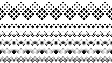 repeating monochrome diagonal square pattern page vector image