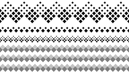 repeating monochrome diagonal square pattern page vector