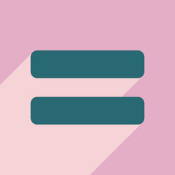 flat with shadow icon and mobile application vector image