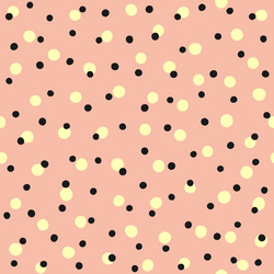 Seamless pattern with irregular polka dot simple vector