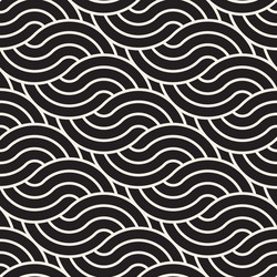 Symmetrical Round Line Pattern vector image