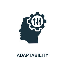 Adaptability Icon - Simple Element vector image