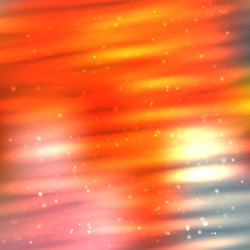 fire lines with sparkles on blurred background vector image