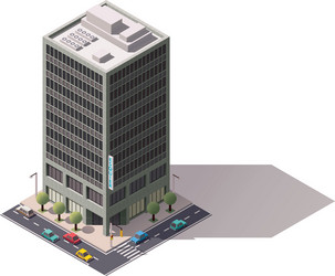 isometric building vector