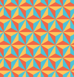 3d triangular or tetrahedron pyramids seamless vector image