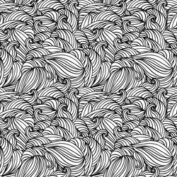 Seamless pattern abstract black and white Vector Image