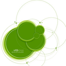 Overlapping Circles - Abstract Background vector image