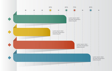 bar chart graph diagram statistical business vector image