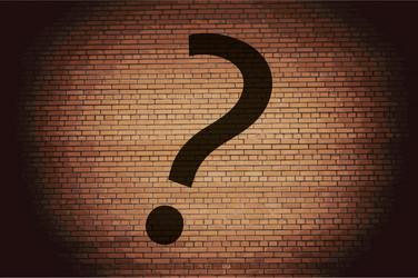 question mark flat modern web button and space vector image