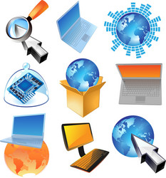 concept for computer business vector image