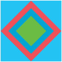 abstract background with squares rectangles vector image