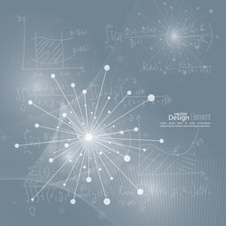Particle Network - Connection & Growth vector image