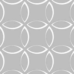 Monochrome repetitive pattern with petal flower vector