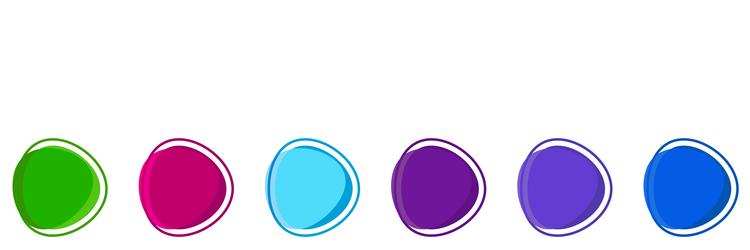 set of abstract graphic design elements vector image